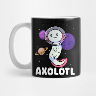 Space Axolotl - Animal Lover Amphibian Mexican Salamander Mug